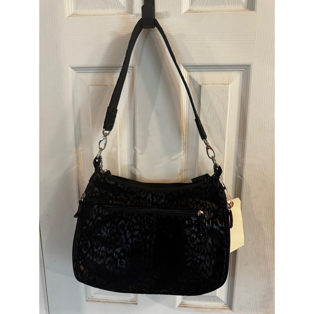 Gun Tote'n Mamas Hobo Purse Black Leopard CC‎ Conceal Handbag NWT LR draw - Picture 4 of 12